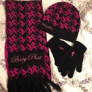 Scarf, Mittens, and Beanie set